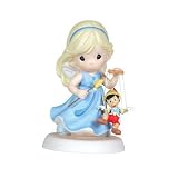 Precious Moments Disney Girl Fairy With Pinocchio Figurine