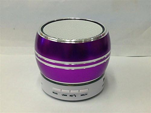 Wistpad Bluetooth Speaker With Colorful Flashing Lights Support U Disk Music Player PINKPURPLE