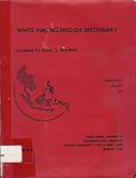 White Hmong-English Dictionary