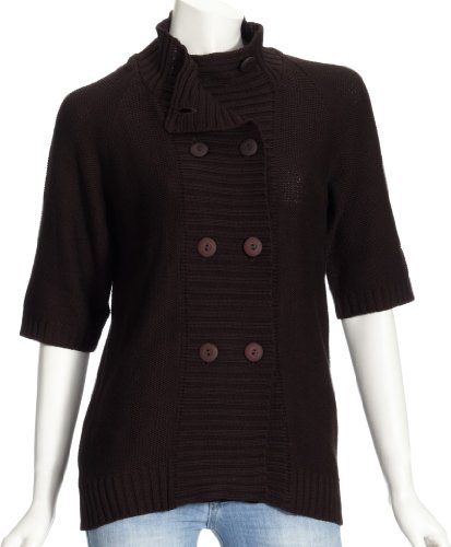 exmax 10752925 Damen Strickjacken, Gr. 40, Braun (chocolate )