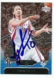 Tyronn Lue Autographed/Hand Signed Basketball Card (Houston Rockets)