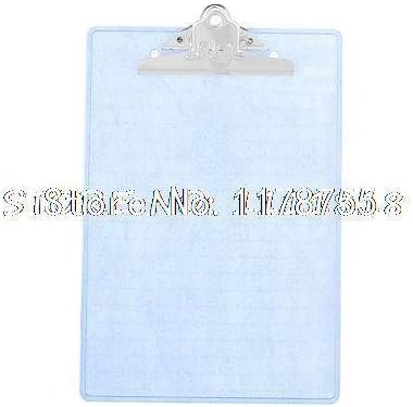 Office A5 Record List Note Paper Clear Blue Clipboard Clip Board