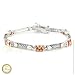 WILLOW XPRESS: *TAHOE DESIGNER INSPIRED CHAMPAGNE CZ CABLE TWIST BRACELET*