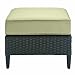 Outdoor Patio Home Cascadia Wicker Ottoman