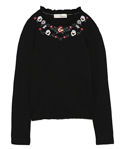 (リリーブラウン)Lily Brown 刺繍カットトップス