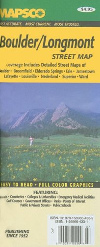 Mapsco Boulder/Longmont Street Map