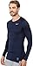 Nike Men's Pro Cool Compression L/S, Obsidian/Dark Grey/White, Medium