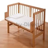 Alvi Beistellbett 71630 Natur inkl. Matratze