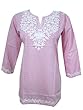 Indian Tunic Top Womens Kurti Pink Yoga Cotton Blouse India Clothing Small Indian Tunic Top Womens Kurti Pink Yoga Cotton Blouse India Clothing Small