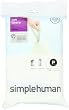 simplehuman Custom Fit Trash Can Liner P, 50-60 Liters / 13-16 Gallons, 20-Count (Pack of 2)