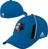 Minnesota Timberwolves Reebok White Flexfit Hat Cap