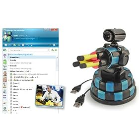 MSN USB Missile Launcher with 3 Missiles & Webcam!