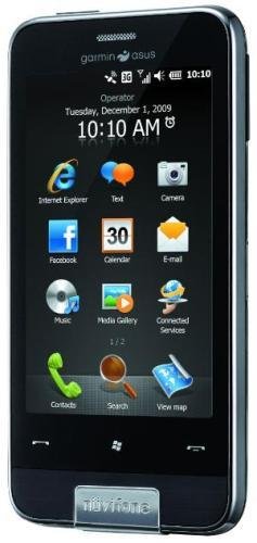 Garmin Asus M10 Unlocked Quadband GSM SmartPhone Nuvifone phone with Wifi, GPS, 5MP camera and 3G in Black - International version