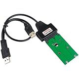 Makerfire&reg; Mini PCIe mSATA 5CM SSD to Micro SATA or USB Adapter Converter Card