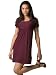 Voom by Joy Han Dress - Polkadot Puff Sleeve in Wine Designer Dresses for Women