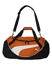 PUMA Men's Teamsport Formation 24 Inch Duffel Bag, Orange, One Size
