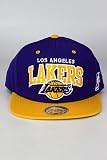 Los Angeles Lakers Mitchell & Ness NBA Team Arch Throwback Snap Back Hat