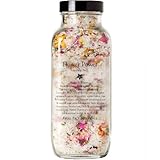 Flower Power Healing Bath Salts & Flowers - Organic Aromatherapy Bath Tea with Essential Oils, Relaxing Bath Soak by Angel Face Botanicals