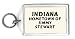 Indiana: Hometown Of Jimmy Stewart Keychain
