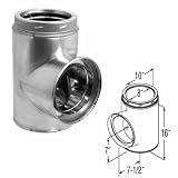 Buy 8'' DuraTech Stainless Steel Standard Tee with Cap - 9675SS - LESS THAN PERFECT... by DuraTech&node=1055398