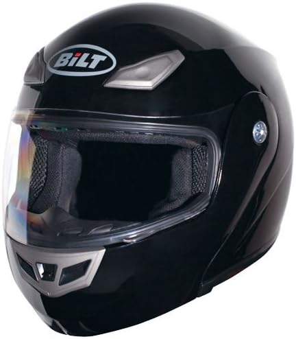 BILT Demon Modular Motorcycle Helmet - XS, Black
