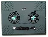 USB 2 Quiet Fans Notebook Laptop Cooler Cooling Pad