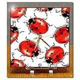 Ladybug - 6x6 Desk Clock