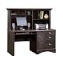 Harbor View Computer Desk With Hutch - Antiqued Paint finish