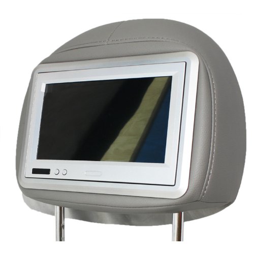 2pcs Toyota Rav4 Headrest Video Monitor 7 Digital HD Screen / True Leather / Black Gray Beige