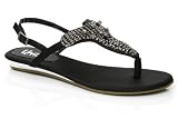 Unze Embellished Trail Unze Casual Flat Sandal - As031-1