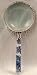 VINTAGE STYLE Magnifying Glass With Blue and White Handle