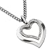 Zeeme Damen-Collier HERZ Edelstahl 45cm 500040386-45