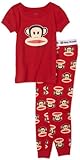 Paul Frank Tight Fitting PJ Set, 2 Piece, Red, 12 Months