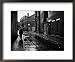 Rain Slicked Street Scene in Poor Section of City in Eastern US Framed Art Poster Pri...