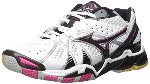 Mizuno Women's Wave Tornado 9 Woms Wh-Pk Volleyball Shoe