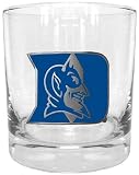NCAA Duke Blue Devils Rocks Glass