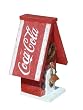 Coca-Cola Classic Special Real Coke Bottle Opener & Bottle Caps Birdhouse Usable 14" Tall