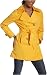 MICHAEL Michael Kors Women's Double Breasted Trench With Logo Buttons