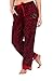 Del Rossa Women's Flip Cuff Flannel 100% Cotton Pajama Pants - Sleep Bottoms