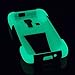 Empire MPERO IMPACT X Series Silicone Polycarbonate Hybrid Kickstand Case for Kyocera Hydro Icon / Hydro LIfe- Glow in the Dark Green