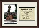Diploma Frame & Lithograph Michigan State Spartans