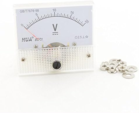 85C1 Analog Panel Volt Voltage Meter Voltmeter Gauge DC 0-20V 2pcs