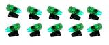 SE Clip-On Super-Bright Green LED Swivel Flashlight (10 Pk.)