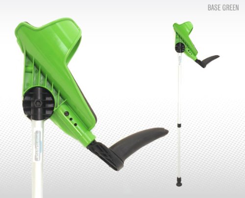 SMARTCRUTCH Adjustable Forearm Crutches (Base Green) - 1 Pair / Adult 5'0