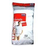 Hanes - Mens Big And Tall 3 Pack Briefs, White