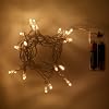 Battery Operated LED Fairy Lights, Warm White 20 Bulb Static