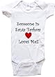 SOMEONE IN SANTA BARBARA LOVES ME - SANTA BARBARA BABY - City Series - White, Blue or Pink Onesie / Baby T-shirt