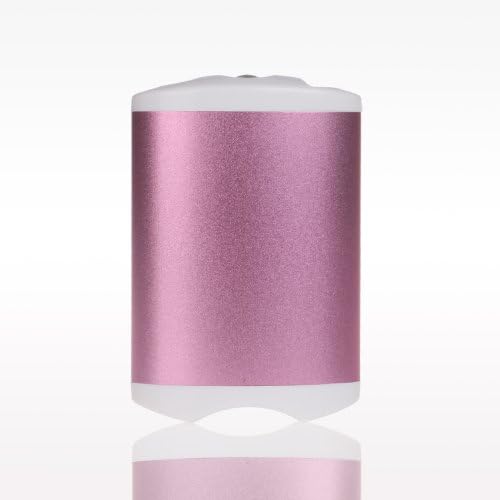 Easierener Portable 4500mah Rechargeable Hand Warmer / USB External Battery Pack with Flashlight, Carnation pink