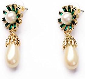 Kaariag Punkin™ Pearl and Crystal Elegant Stud Earring