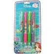 Disney Little Mermaid 4 Pack Mechanical Pencils With Foam Grips - Ariel Pencils